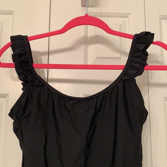NWOT Ruffle High Rise One Piece Swimsuit - Picture 2 of 5